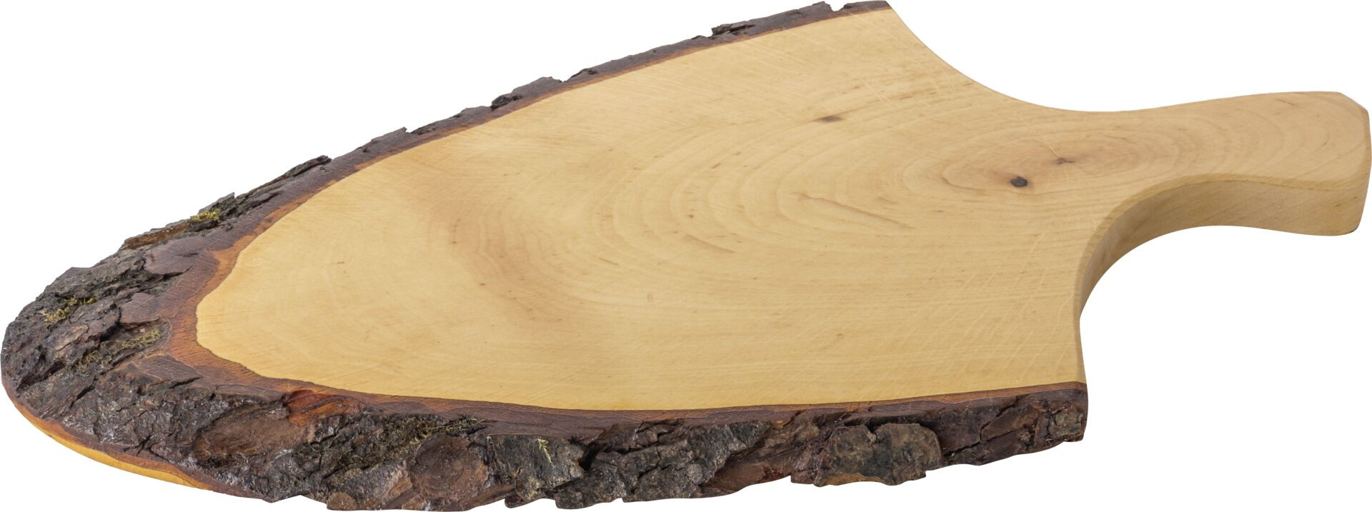 Rindenholzbrett mit Griff 38 x 17 cm